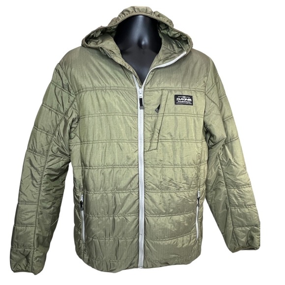 Dakine Men's Pulse Hoodie Jacket M Army Green Outdoor Hiking Snowboarding Skiing - Picture 1 of 8